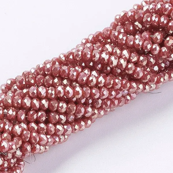 Electroplate Glass Beads Strands