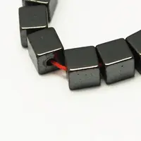 Non-magnetic Synthetic Hematite Beads Strands