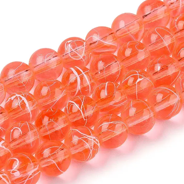 Drawbench Transparent Glass Beads Strands