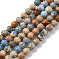Dyed Natural Regalite/Imperial Jasper/Sea Sediment Jasper Beads Strands