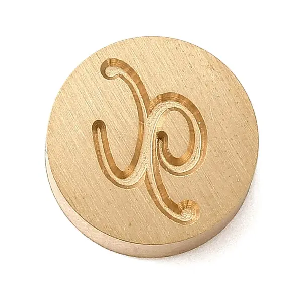 Golden Tone Brass Letter Stamps