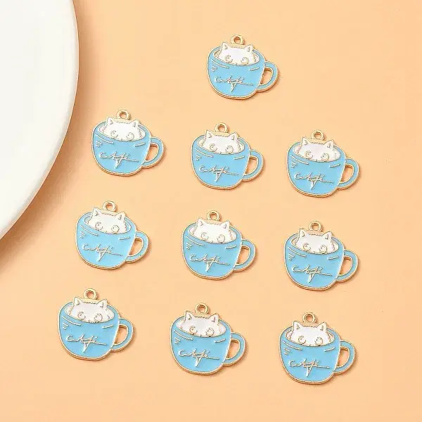 Alloy Enamel Pendants