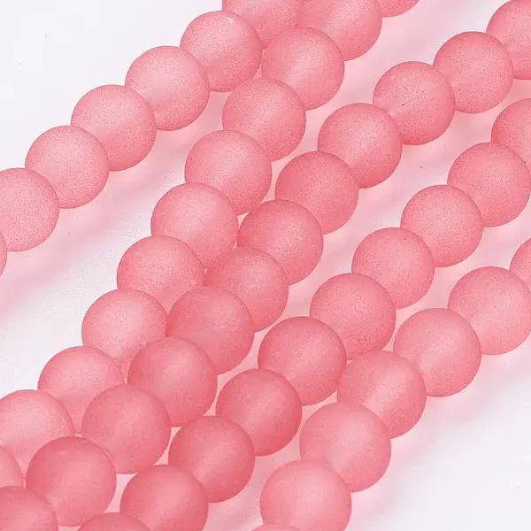 Transparent Glass Bead Strands