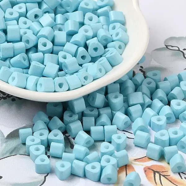 Baking Painted Glass Bead