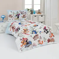 Bavlněné ložní povlečení Matějovský KRTEK A ZIMA