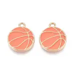 Rack Plating Alloy Enamel Pendants