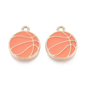 Rack Plating Alloy Enamel Pendants