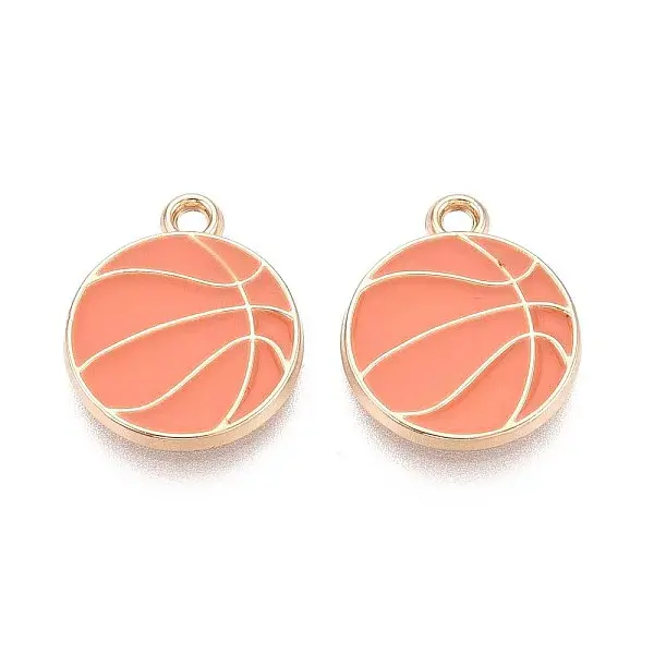 Rack Plating Alloy Enamel Pendants