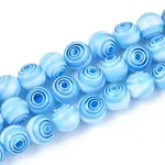Handmade Millefiori Glass Round Beads Strands