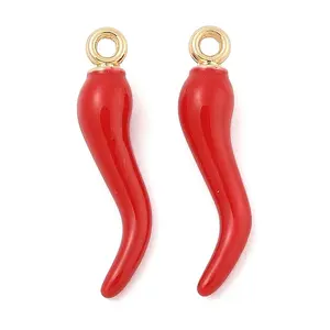 Rack Plating Alloy Enamel Pendants