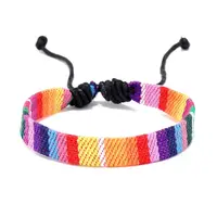 Cloth Rope Braided Flat Cord Bracelet