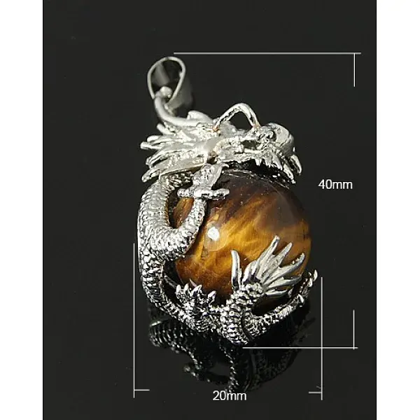 Natural Tiger Eye Pendants