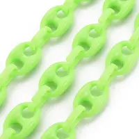 Handmade Opaque Acrylic Coffee Bean Chains