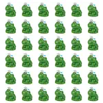 60Pcs Opaque Resin Pendants