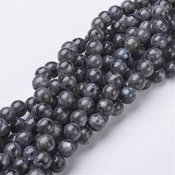 Natural Larvikite Beads Strands