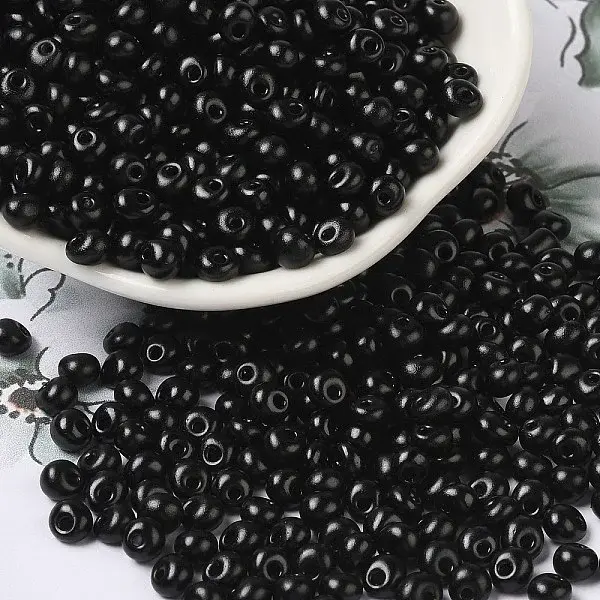 6/0 Opaque Baking Paint Glass Seed Beads