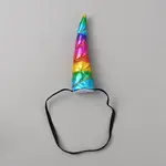 Polyester Unicorn Horn Ear Elastic Headband