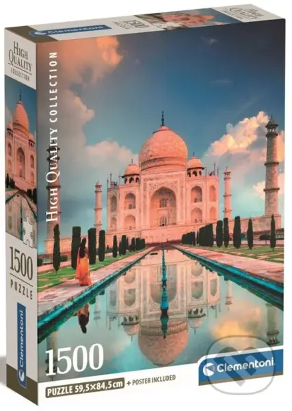Puzzle Taj Mahal - puzzle z kategorie Přírodní scenérie