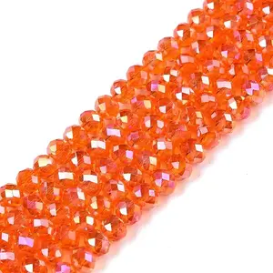 Electroplate Glass Beads Strands