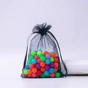 Rectangle Organza Drawstring Bags