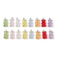 16Pcs Transparent Acrylic Pendants