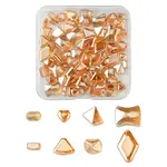 80Pcs 8 Styles Electroplate Glass Beads Strands