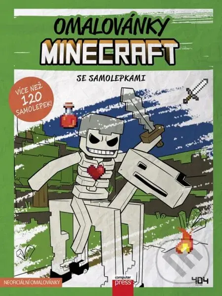 Omalovánky Minecraft se samolepkami - Roman Bureš - kniha z kategorie Omalovánky