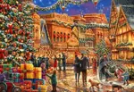 Vianoce na námestí - Chuck Pinson - puzzle z kategorie Města a stavby