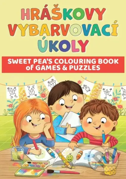 Hráškovy vybarvovací úkoly / Sweet Pea's colouring books of games & puzzles - kniha z kategorie Úkoly pro děti