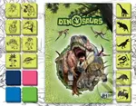 Zábavné razítkování Dino - kniha z kategorie Omalovánky