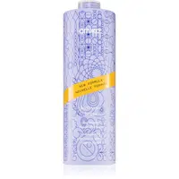 amika Bust Your Brass Cool Blonde fialový tónovací šampon pro blond a šedivé vlasy 1000 ml