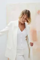 Marisse Women's Jacket L-Mr-4601 Off White