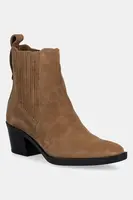 Semišové boty Marc O'Polo Luna dámské, hnědá barva, na podpatku, 50718457103300