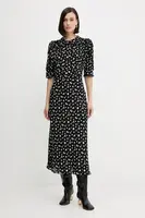 Šaty Luisa Spagnoli černá barva, maxi, 542392