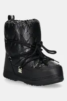 Dětské sněhule Elisabetta Franchi černá barva, F4A6-E0457