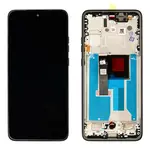 LCD display + dotyková deska + přední kryt pro Motorola ThinkPhone 25 5G, carbon black (Service Pack)