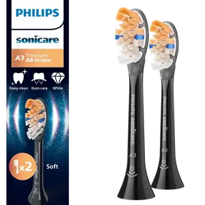 PHILIPS SONICARE A3 Premium All-in-One HX9092/88 černá 2 ks