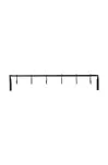 Nástěnný věšák ferm LIVING Kitchen Rod 55 cm černá barva