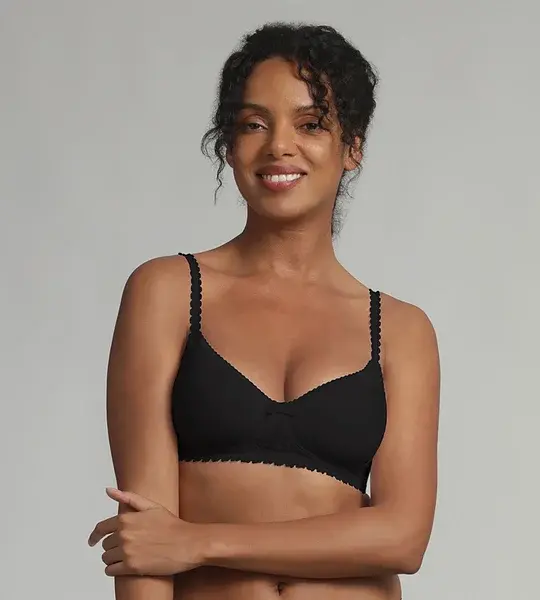 PLAYTEX WIREFREE PADDED BRA - Women's underwire bra - black