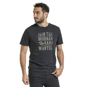 Bushman Pánské tričko Vogar, černé XXXXL