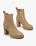Resti Light brown women's Seihay high heel boots
