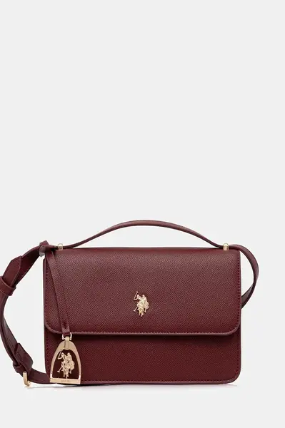 Kabelka U.S. Polo Assn. Jones vínová barva, BIUJE8909WVP
