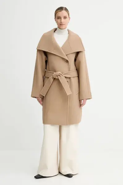 Kabát s vlnou Calvin Klein