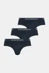 Spodní prádlo Emporio Armani Underwear 3-pack tmavomodrá barva, EM000258 AF14132