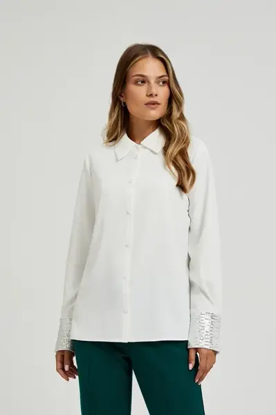 Marisse Women's Shirt Z-Ko-4549 Off White