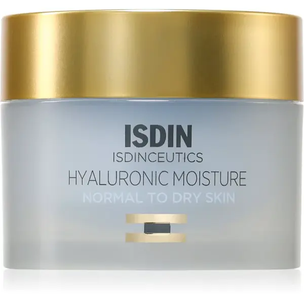 ISDIN Isdinceutics Hyaluronic Moisture Normal To Dry Skin Ceram denní krém pro normální a suchou pleť plnitelný 50 g