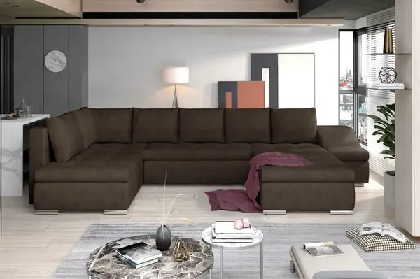 Sedací souprava Giovanni Provedení: Pravá U, látka: Dora 28