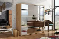 Šatní skříň Ska A19 XL Barva korpusu: Dub - Craft zlatý, Rozměry: 200 cm, Dveře: Bílé