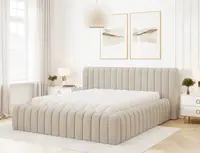 Postel Carilla - kovový rám + úložný prostor Rozměr: 160 x 200 cm, látka: Sola 18