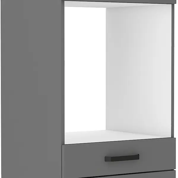 Vysoká skříňka na vestavnou troubu Nessa 60 DPS-215 3S1F - Premium Box Barva korpusu: Antracit, Barva dvířek: Antracit